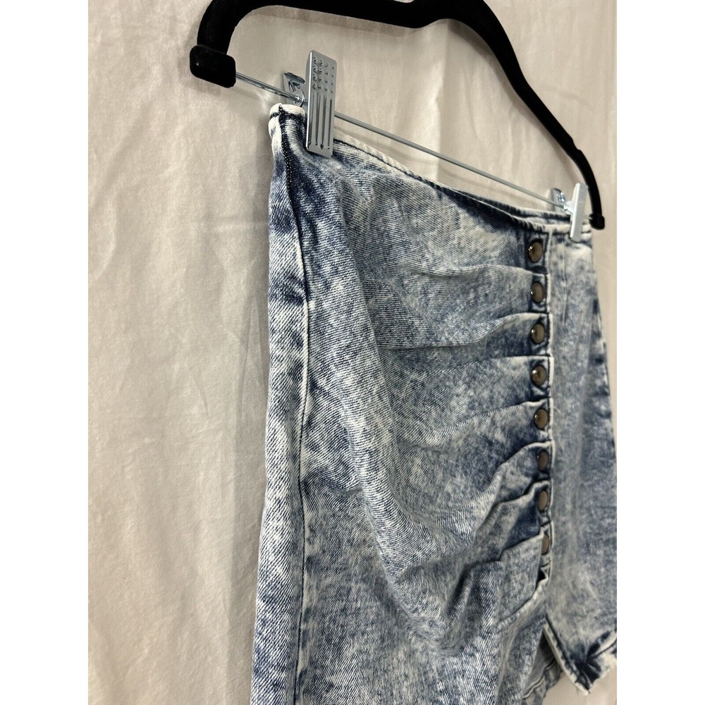 Retrofete Womens Willa Denim Mini Skirt Blue Stone FW20-3391 US‎ Size S NEW - Picture 2 of 12